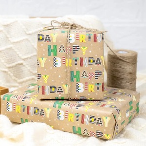Custom Eco-Friendly Recyclable Kraft <b>Paper</b> Roll 24inch Printed <b>Pattern</b> Greaseproof PE Coated Food Packaging <b>Paper</b> Double-Sided - Product Image 3