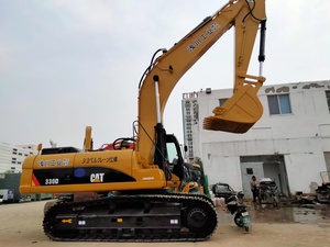 Excavatrice sur chenilles d'occasion de haute qualité, 30 tonnes, Cat330d, avec chenilles en caoutchouc, garantie, stock suffisant disponible - Product Image 4