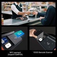 Noryox NB11W Tout-en-un Windows 11 Tablette tactile POS 11 pouces avec 8 Go + 128 Go de mémoire et NFC pour la vente au détail