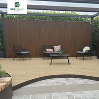 Planche de terrasse composite PU 3600 mm, système de revêtement de sol extérieur à âme pleine, antidérapant et résistant aux chocs pour villa, cour et allée