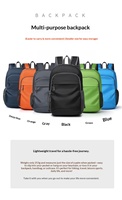 Sac à dos pliable ultra léger en polyester respirant, grande capacité, pour la randonnée en plein air et les voyages, pour hommes et femmes