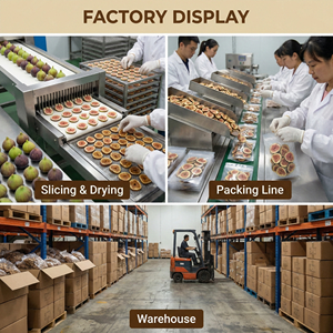 Tranches de figues lyophilisées en marque blanche OEM, emballage personnalisé, collation de fruits croustillants de qualité supérieure, fabrication très demandée, service ODM - Product Image 5