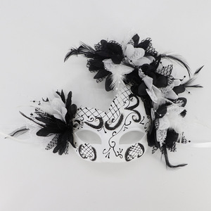 Máscaras del Día de los Muertos, Baile de Máscaras, Cosplay, Accesorios para Fiestas de Disfraces para Mujeres con Flor, Máscara de <span class=keywords><strong>Fantasma</strong></span> Mexicana, Máscaras de Halloween - Product Image 3