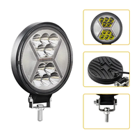 AUTO Faros De Led Anti Niebla Trabajo Espectrocopico BiIcolor Flash Led Lampe de travail