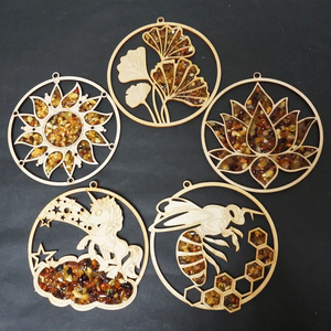 Tùy Chỉnh Đất Nước Địa Điểm 3D MDF Gỗ Nhựa Thủ Công Mỹ Nghệ 2 3 Lớp Laser Cắt Ván Ép Elk Owl Bản Đồ Bằng Gỗ Tủ Lạnh Nam Châm Với Hổ Phách - Product Image 5