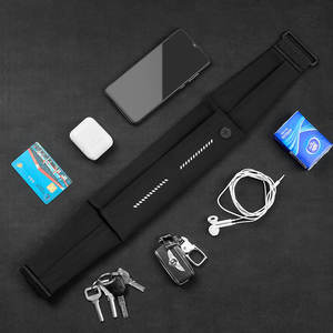 Custom Sports Running <b>Waist</b> <b>Bag</b> Elastic Waterproof Reflective Small Jogging <b>Bags</b> Outdoor Mobile Phone Close-Fitting Running Belt - Product Image 3