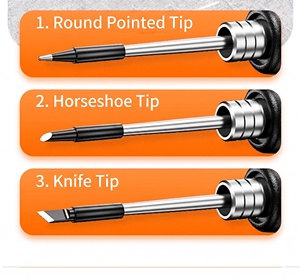 3.7V USB Rechargeable Cordless Soldering Iron <b>Kit</b> Portable Wireless Digital LED Display <b>Electric</b> Welding Pen <b>Kit</b> with Rosin Tips - Product Image 2
