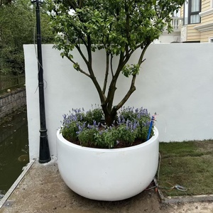 Nuovi Vasi per Fiori in Vetroresina di Grande Dimensione per Giardino <span class=keywords><strong>Esterno</strong></span> - Product Image 2