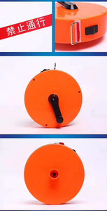 Cinta de Seguridad Reflectante Retráctil de Nailon Rojo, Ancho de 5cm/7cm, de 30M a 100M, Montada en la Pared para Control de Multitudes y Gestión de Tráfico - Product Image 5