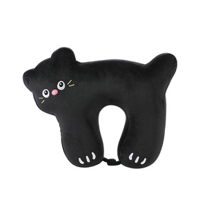Coussin de voyage en forme de U pour le cou, motif animal mignon, portable, pour la sieste au bureau et l'utilisation en avion - Product Image 5