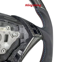 Volant en carbone véritable haut de gamme personnalisé pour BMW E60 E70 E71 E90 E46 Accessoire intérieur automobile
