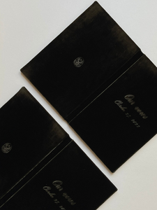 Livre de mariage en velours de soie de qualité supérieure, relié en couverture rigide, pour ses vœux et les siens - Product Image 5