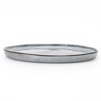 Assiettes en porcelaine de couleur, assiettes à dîner en émail réactif, prix de gros bon marché pour les hôtels #