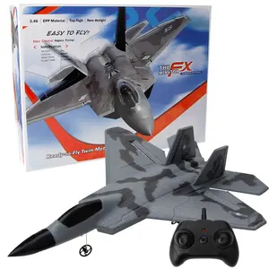 Samtoy热卖Epp 2CH飞机模型飞行玩具RC小型F22战斗机Aviones Juguetes无线电控制玩具RC喷气式战斗机