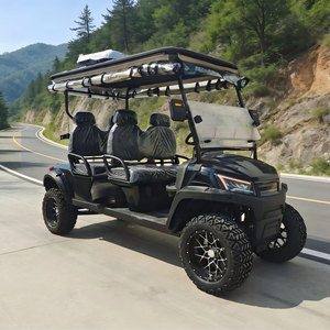Carrito de Golf Inteligente de 6 Plazas, Precio de Fábrica, Carrito de Golf Eléctrico Solar en Venta - Product Image 1