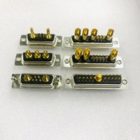 Conector D-sub Automotriz de Alta Corriente 10A-40A para Soldadura PCB, Macho/Hembra Opcional, Hongsheng China