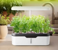 Système de plantation d'intérieur hydroponique intelligent Kit de plantation de plantes de bureau Micro Green Sprout Flower Pot