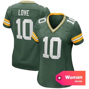 Hochwertige Damen-Trikots Green Bay 10 LOVE 1 Parsons American Football Trikot Individualisierte Trikots mit Logo - Product Image 3
