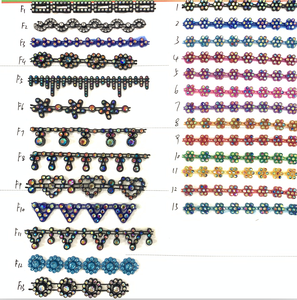 หินคริสตัลประดับพลอยเทียมถ้วยพลาสติกประดับพลอยเทียมสีเอบี - Product Image 6