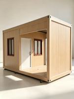 Borne de sécurité détachable / Poste de sécurité / Garde-tarie / Bureau de chantier, Bâtiment modulaire préfabriqué en panneaux sandwich d'acier