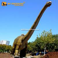 MyDino AD086 Équipement d'aire de jeux extérieure Modèle de dinosaure Animatronic Brachiosaurus