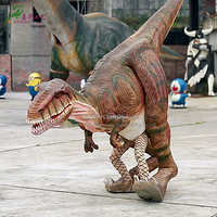 Costume de mascotte de costume de dinosaure animatronique de marche Traje De Dinosaurio