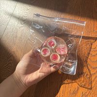 Jouet anti-stress souple et compressible en gelée de pétrole, en forme de boule, fait main, parfum fraise et noix de coco, vente en gros