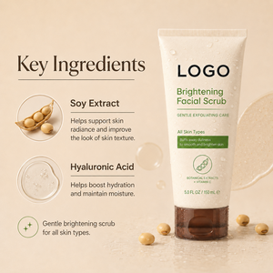 Exfoliante Facial Blanqueador de Marca Privada, Ilumina, Mejora la Piel Opaca, Mejora la Claridad de la Piel, Extracto de Soya, Para Todo Tipo de Piel - Product Image 2