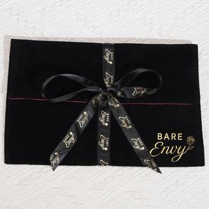 사용자 정의 인쇄 럭셔리 봉투 스웨이드 벨벳 플랩 패키지 보석 선물 먼지 가방 도매 봉투 헤어 핸드백 벨벳 파우치 - Product Image 3