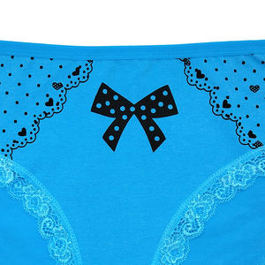 Yun Meng Ni 속옷 2XL 3XL 4XL 귀여운 큰 활 점 인쇄 섹시한 팬티 속옷 - Product Image 5