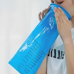 Bolsas de vómito azules desechables para uso de mujeres embarazadas y niños enfermos, bolsas de vómito impresas médicas impermeables - Product Image 1
