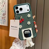 Étui de luxe pour iPhone, coque de téléphone élégante avec paillettes, diamants et support de sangle, étui orné de strass