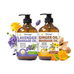 <span class=keywords><strong>100</strong></span>% органическое массажное масло с имбирем и лавандой для увлажнения, питания и осветления кожи, для ежедневного использования на теле - Product Image 1