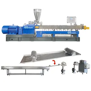 PET recycling flakes granulator machine waste plastic granules making machine for sale