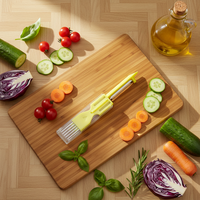 UJ-GP015 Alat Pengupas Sayur & Buah 2 in 1 Kreatif Dengan Pemotong Herbal