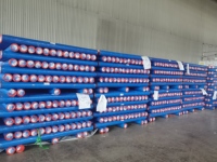 Rouleau de bâche PE 2m x 100m, bleu-orange, imperméable, fabricants de bâches PE, bâche PE en rouleau de 200 grammes