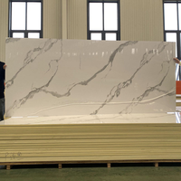 Panneaux muraux modernes en SPC blanc 3D de haute qualité, ignifuges et imperméables pour l'intérieur
