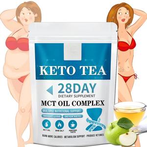 Té Keto Adelgazante de 28 <span class=keywords><strong>Días</strong></span>, <span class=keywords><strong>2</strong></span> Años de Vida Útil, Té Herbal Extraído de Plantas, Apoyo para la Salud Digestiva - Product Image 1