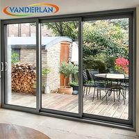 Porte coulissante en alliage d'aluminium pour balcon et terrasse, structure en verre drainant, fabriquée en Chine, pour projets de bâtiments résidentiels
