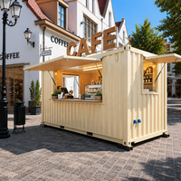 Café-restaurant modulaire personnalisé en conteneur pliable Etodevice 20 pieds 40 pieds