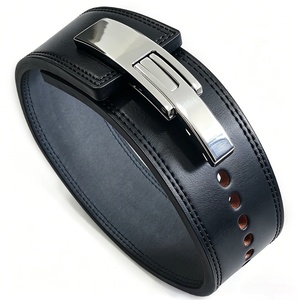 Adjustable Customized Cowhide Leather <b>Belt</b> Weightlifting <b>Powerlifting</b> Lifting Durable Fitness <b>Belt</b> with Logo - Product Image 1