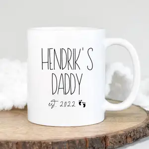 어머니의 날 선물 2024 화이트 세라믹 도자기 머그잔 도매 로고 인쇄 메시지 사용자 정의 에스프레소 커피 컵