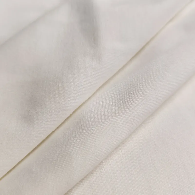 kostenlose probe 180 gsm 75% polyester 25% baumwolle TC einfarbiger stoff für stoff t-shirt stoff