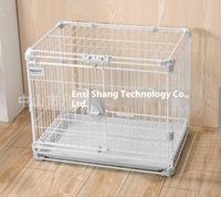 Cage pour chien pliable simple et robuste, respirante, en fer, portable, facile à installer, qualité garantie, emballage en boîte, vente chaude