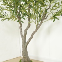 Faux verdure 6ft haut 180cm olivier artificiel dans un pot en plastique faux olivier pour la maison paysage jardin décoration