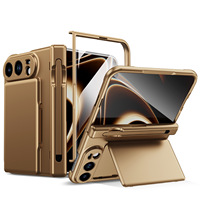 Étui de téléphone en PC avec design Duo Animal, support porte-cartes, fente pour stylo, protection d'écran intégrale pliable à charnière