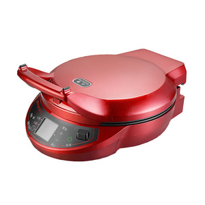 Electric Pancake Maker Red Aluminum Body 220V Double-Sided Heating With Lid Household Crepe Maker - Product Image 5