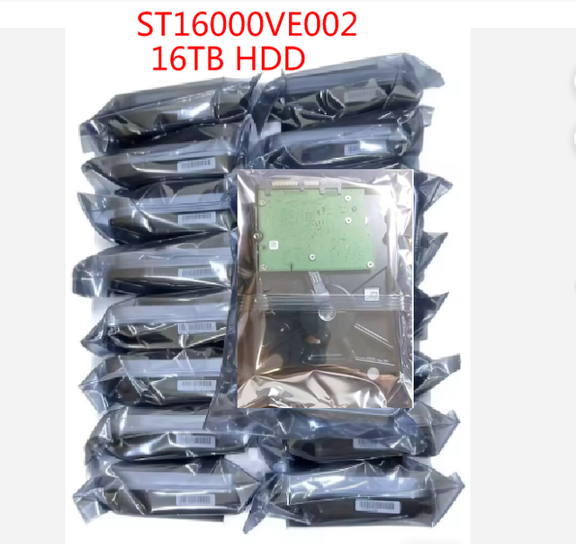 ST16000VE002 ST16000NM001G   ST16000VN001 ST16000NE000  ST16000NT001  ST16000NM000J 16TB 3.5 " SATA 6GB/S 7200RPM Hard Drive