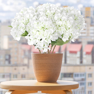 Flores Artificiales de Hortensia con Textura Realista, Arreglos Florales para el Hogar, Accesorios de Fotografía, Decoración al por Mayor, Ramo de Flores Artificiales - Product Image 5