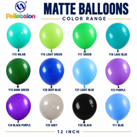Ballons en latex bleu brillant en gros, 12 pouces, 100 unités, CE/EN71/BSCI/CPC OEM/ODM - pour les fournitures de fête d'anniversaire et de baby shower